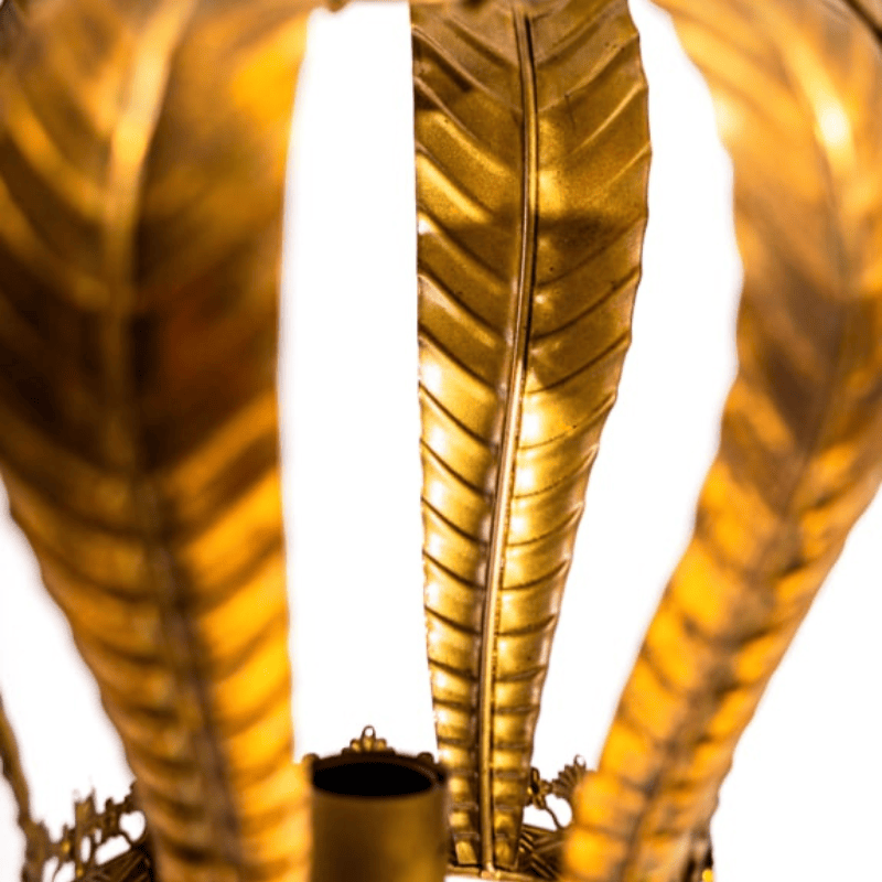 Floor Lamp Gold Metal Crown Floor Lamp (set of 2)