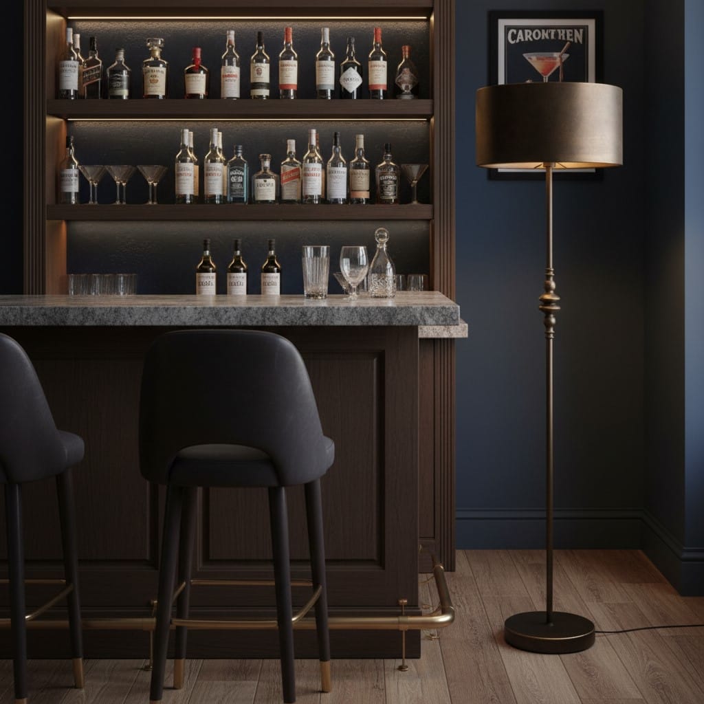 Floor Lamp Industrial Metal Franklin Floor Lamp