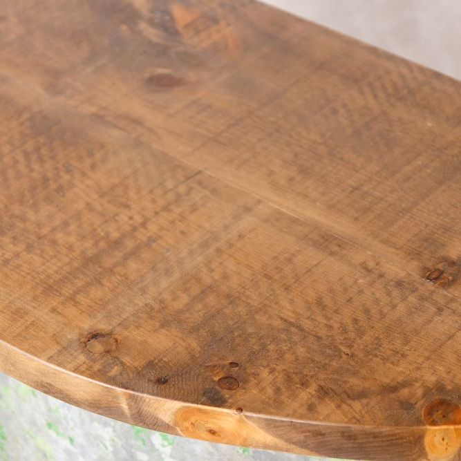 Galvanised Curved Riveted Tank Table