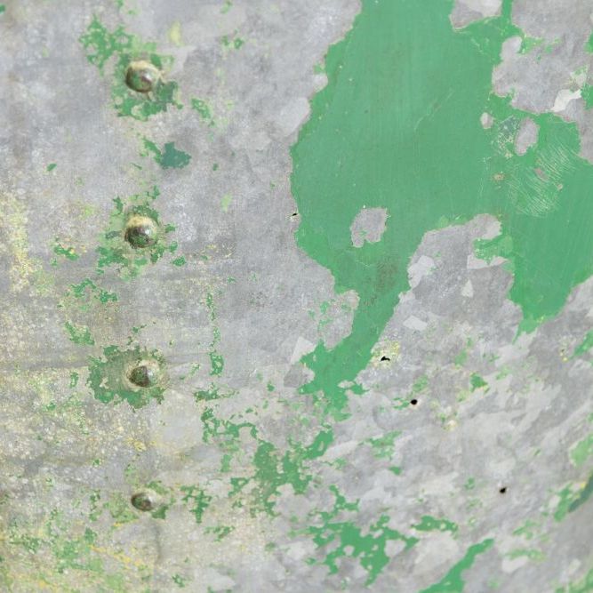 Galvanised Curved Riveted Tank Table