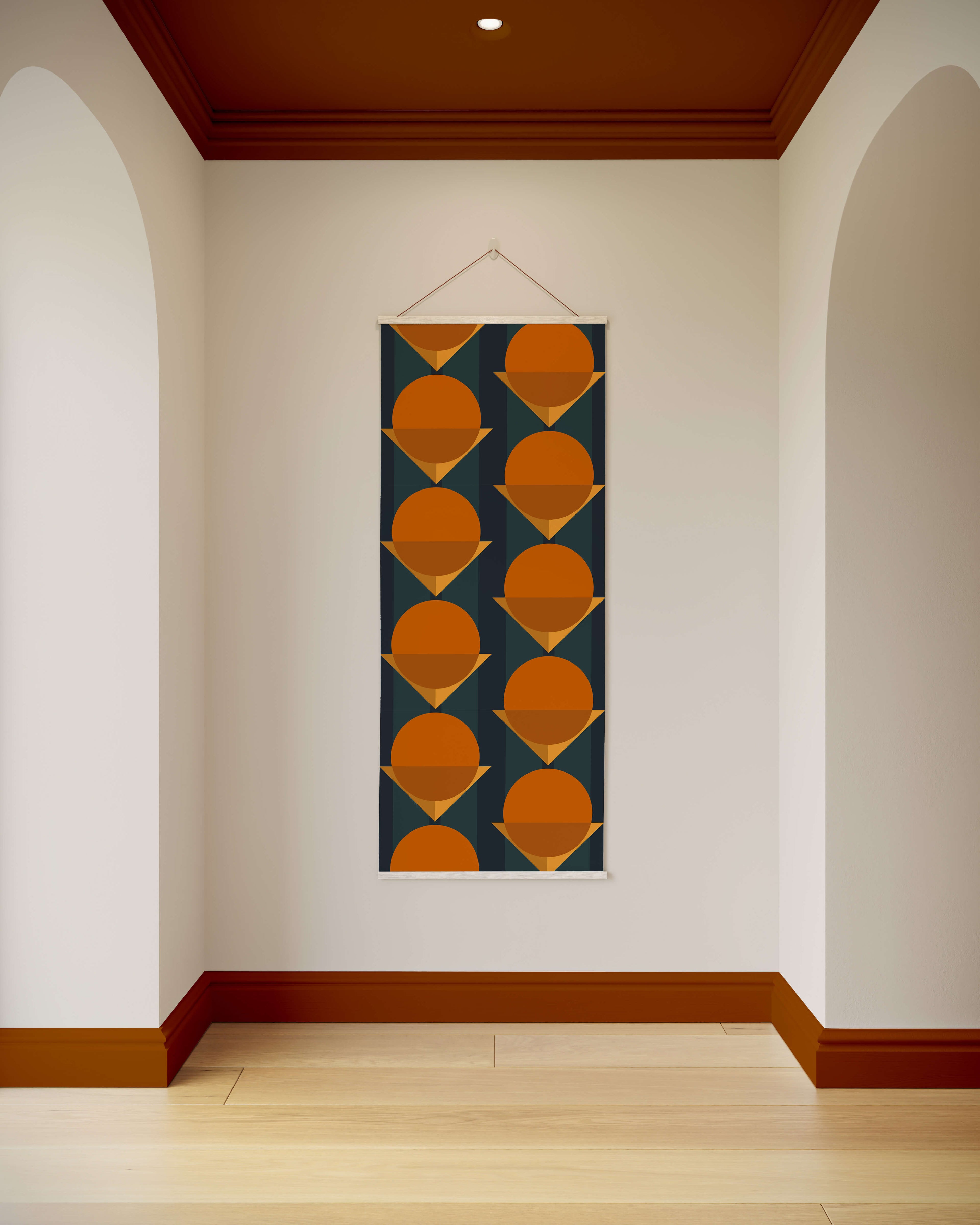 Bauhaus Geometric Tapestry