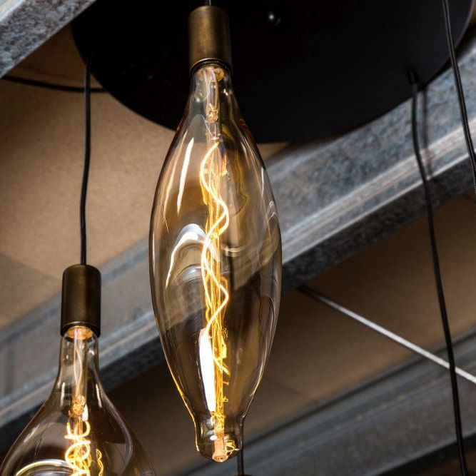 Lunar Antique Brass Pendant Light Range