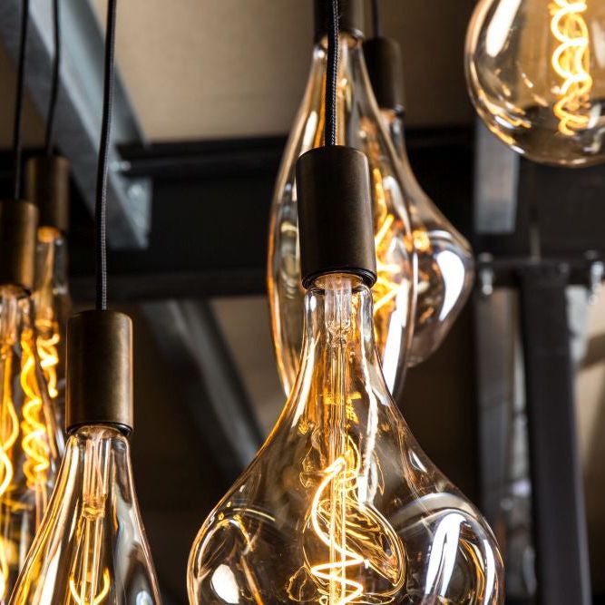 Lunar Antique Brass Pendant Light Range