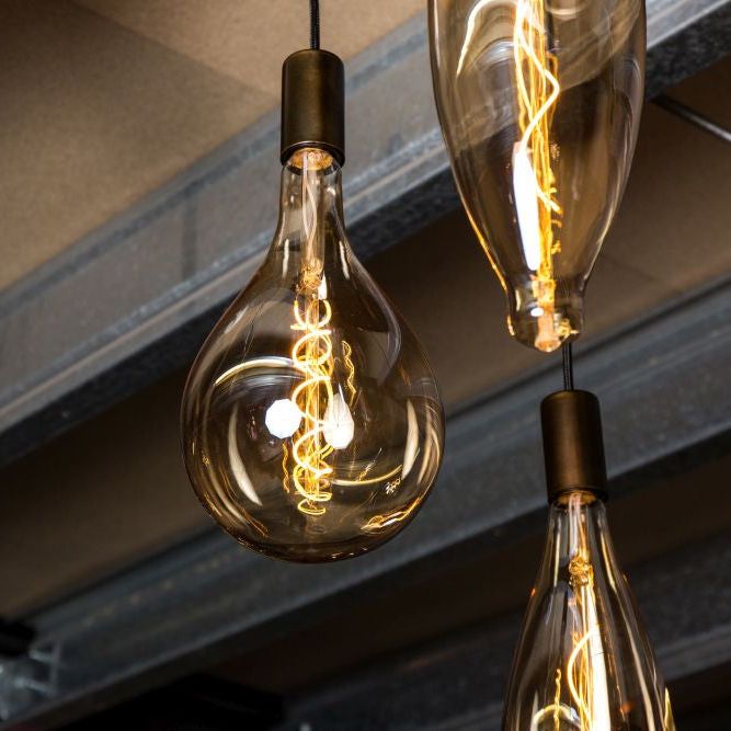 Lunar Antique Brass Pendant Light Range