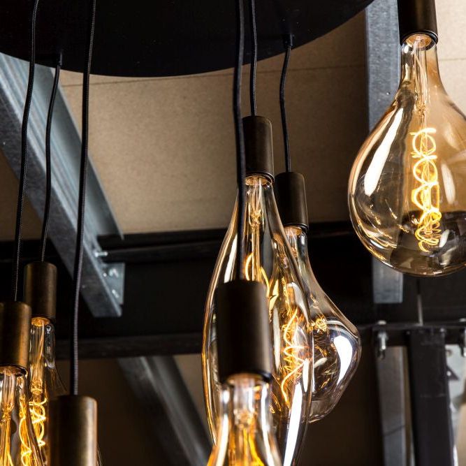 Lunar Antique Brass Pendant Light Range