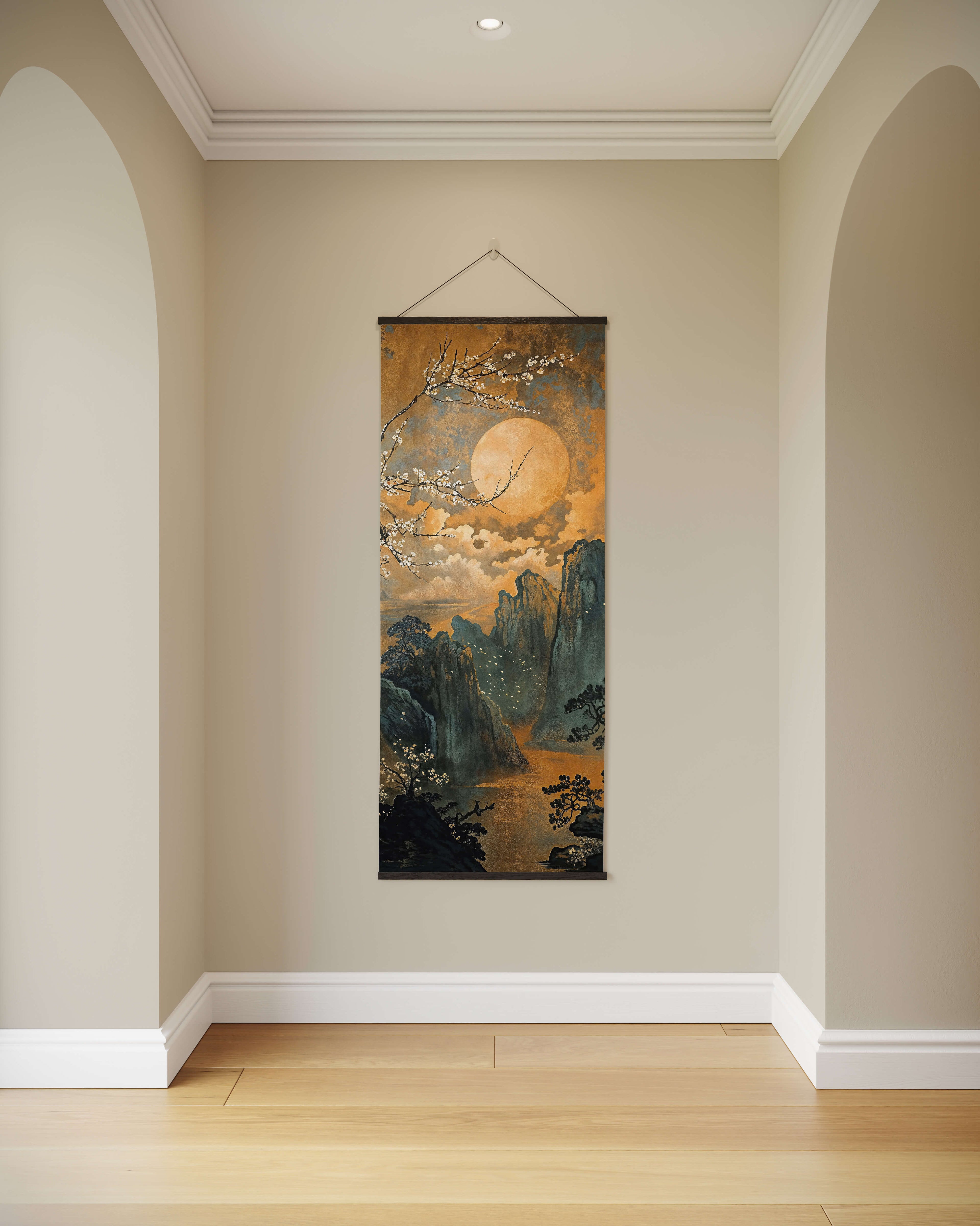 Dark Chinoiserie Tapestry