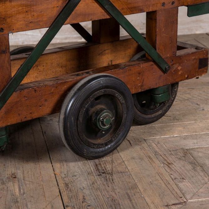 Vintage Industrial Drinks Trolley