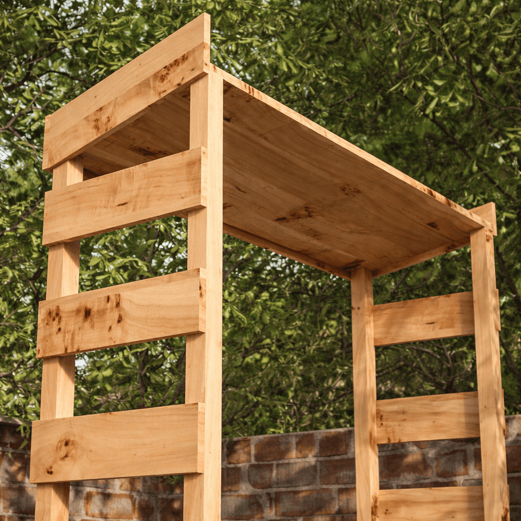 Home & Garden Bars Large Rustic Wooden Garden Bar with Roof