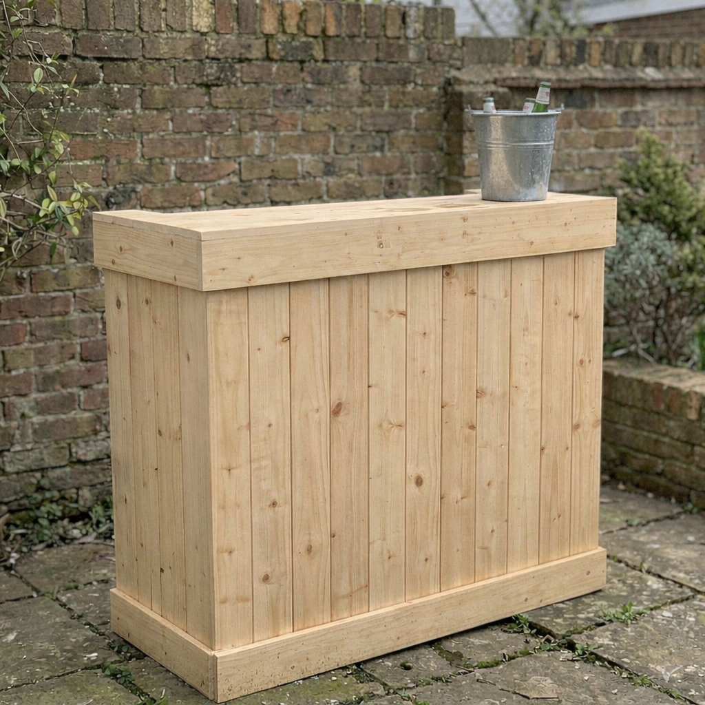Home & Garden Bars Premium Wooden Martini Bar