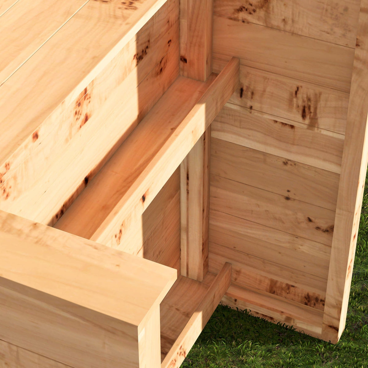 Home & Garden Bars Rustic Wooden Pallet Bar - 100cm