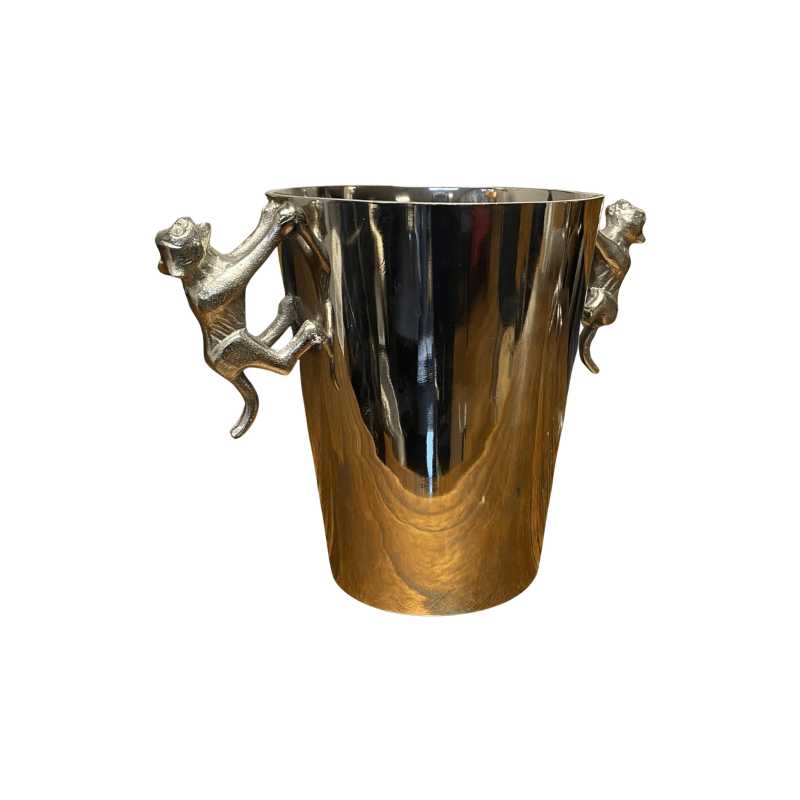 Ice Bucket 23Cm Aluminium Leopard Champagne Bucket