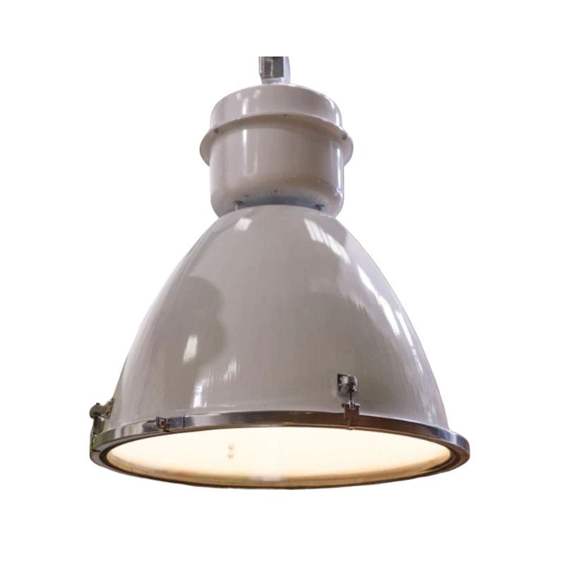 Industrial Lights Silver Vintage Foundry Pendant Lights