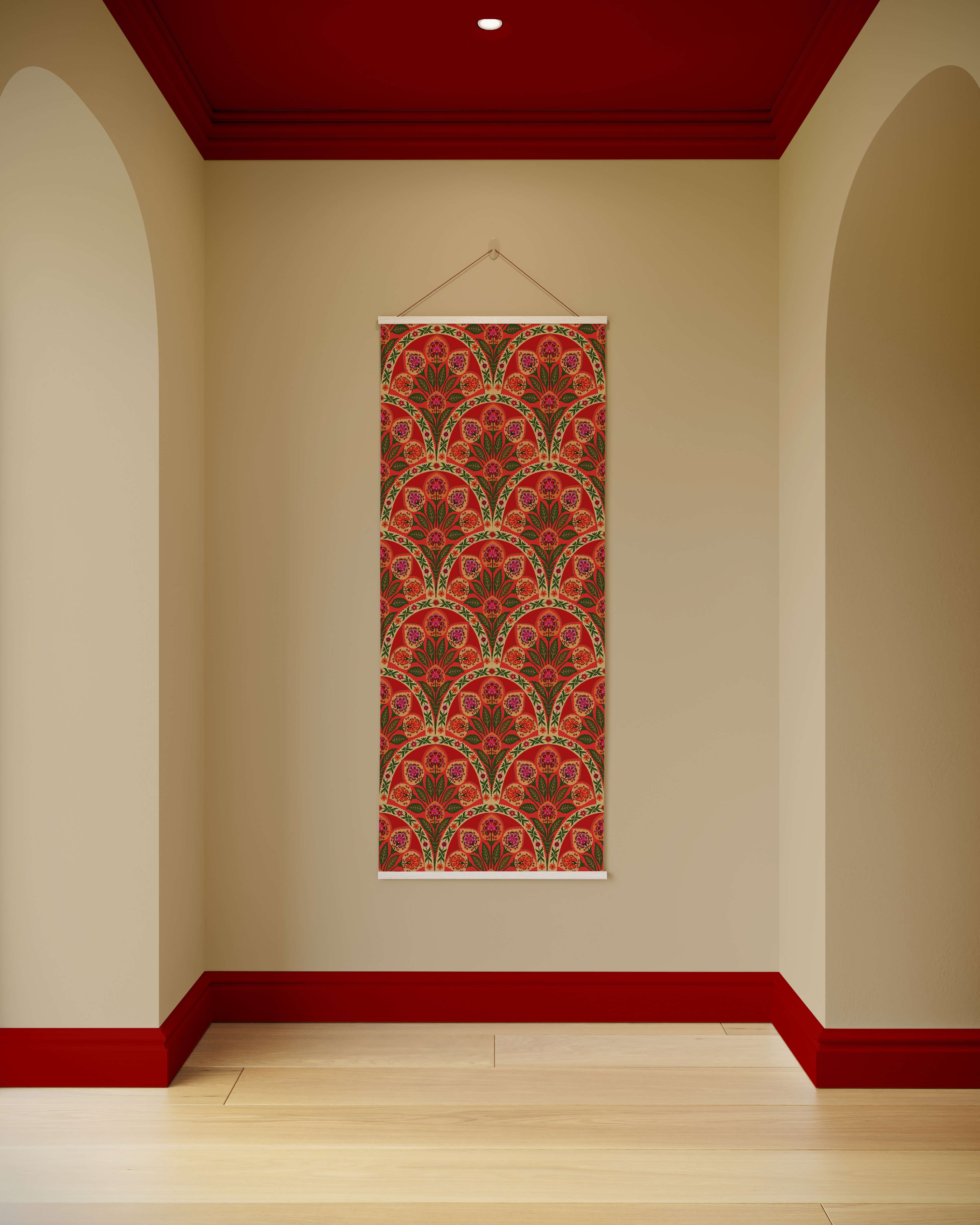 Indian Floral Tapestry