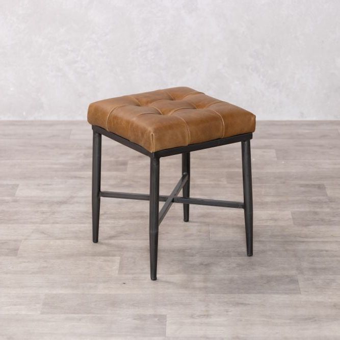 Kingsbridge Full Leather Footstool