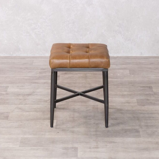 Kingsbridge Full Leather Footstool