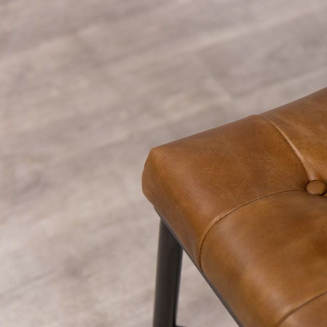 Kingsbridge Full Leather Footstool