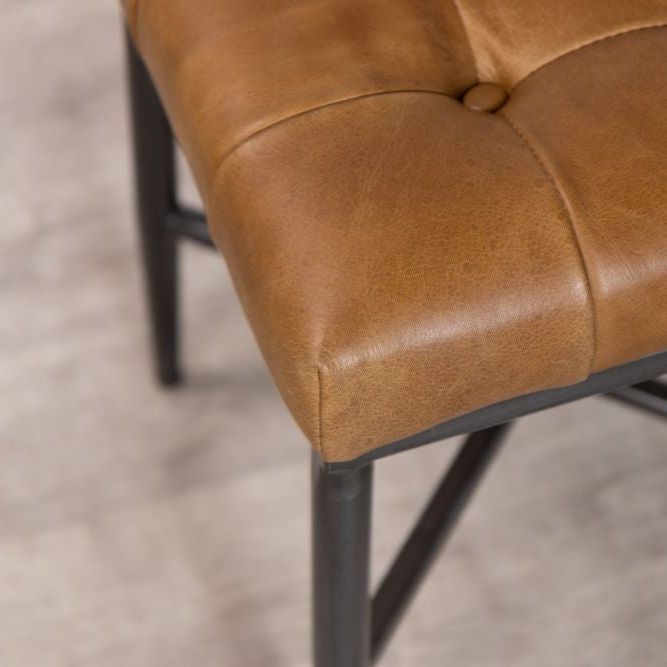Kingsbridge Full Leather Footstool