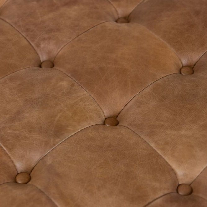 Kingsbridge Full Leather Footstool