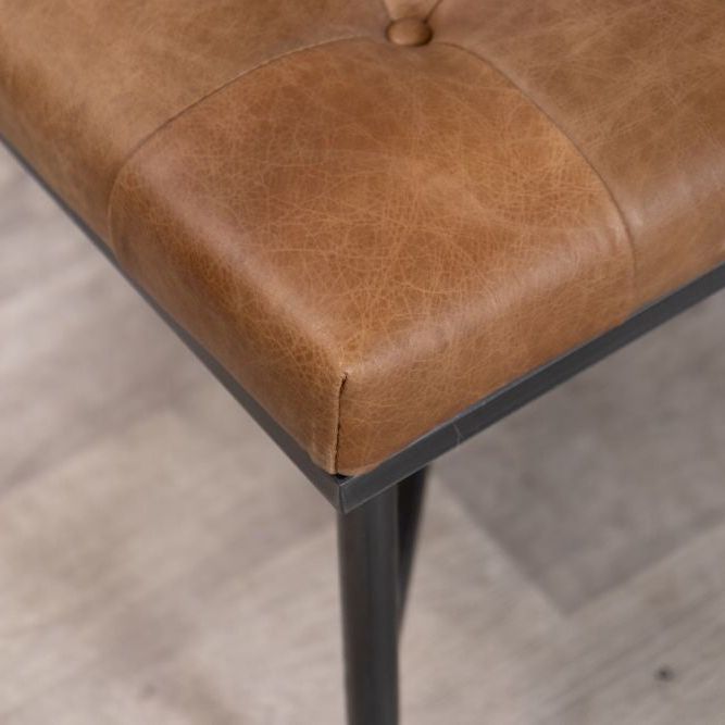 Kingsbridge Full Leather Footstool