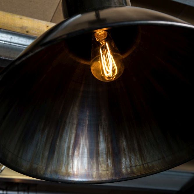 Lyra Industrial Style Metal Factory Light