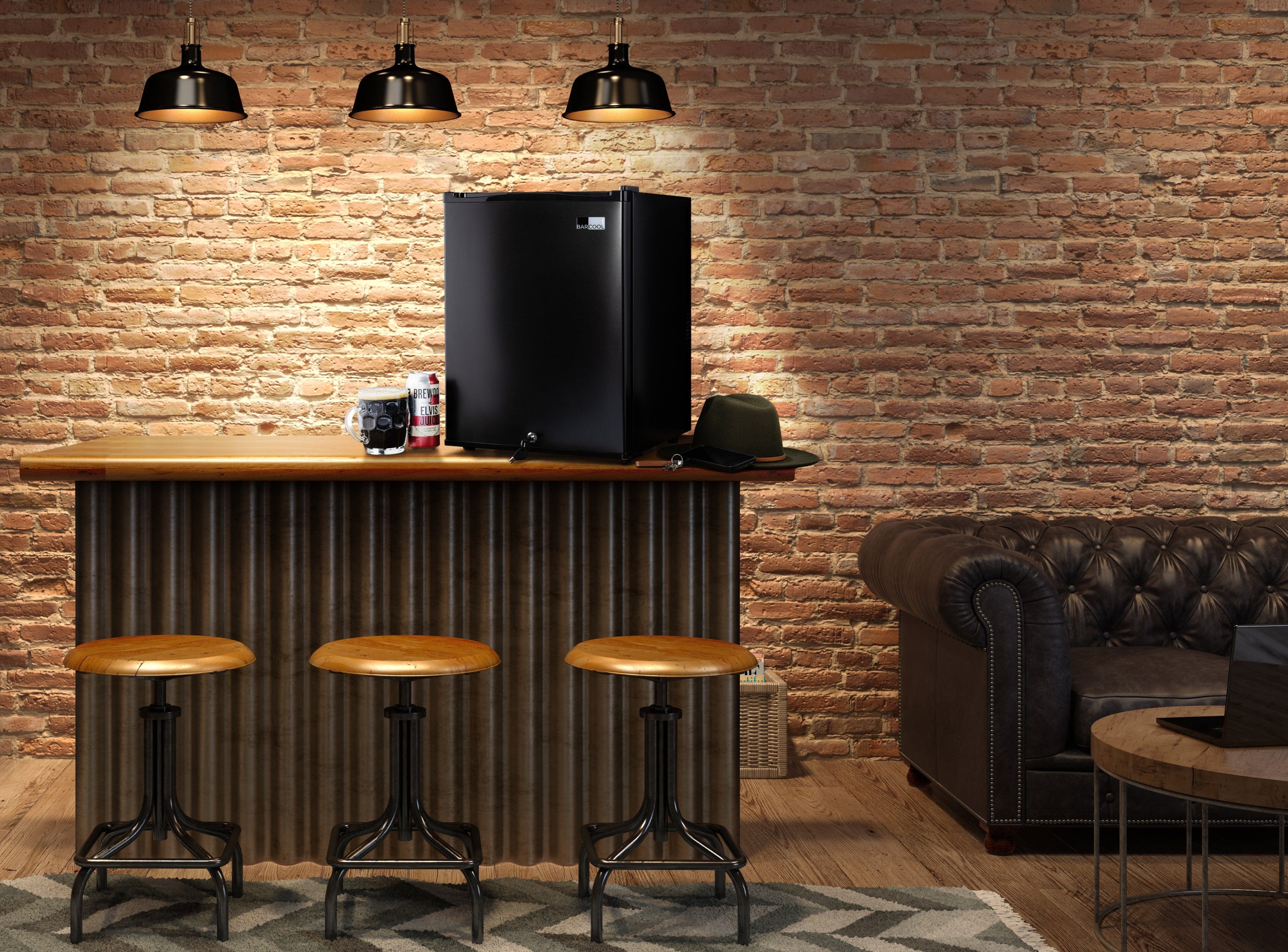 Mini Bar Barcool Bar50 LED Mini Bar Fridge