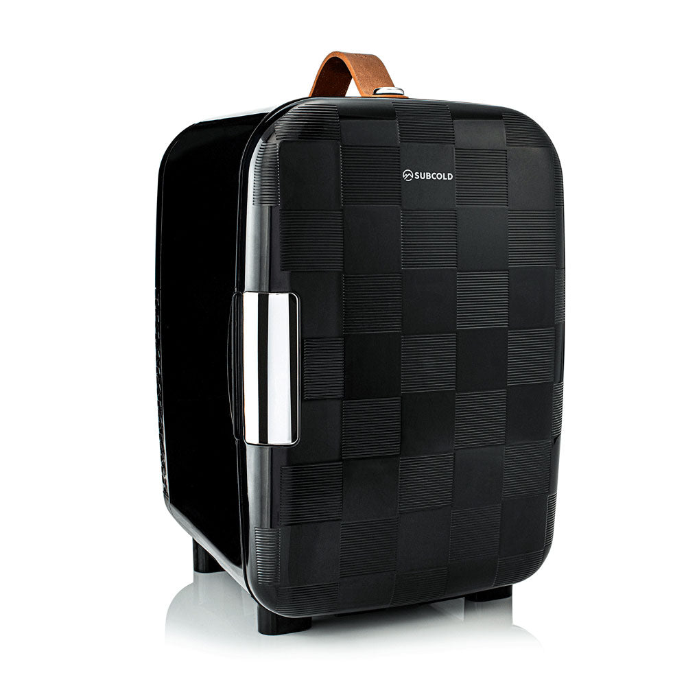 Mini Fridge Chequered Black Subcold Pro 10L Mini Fridge