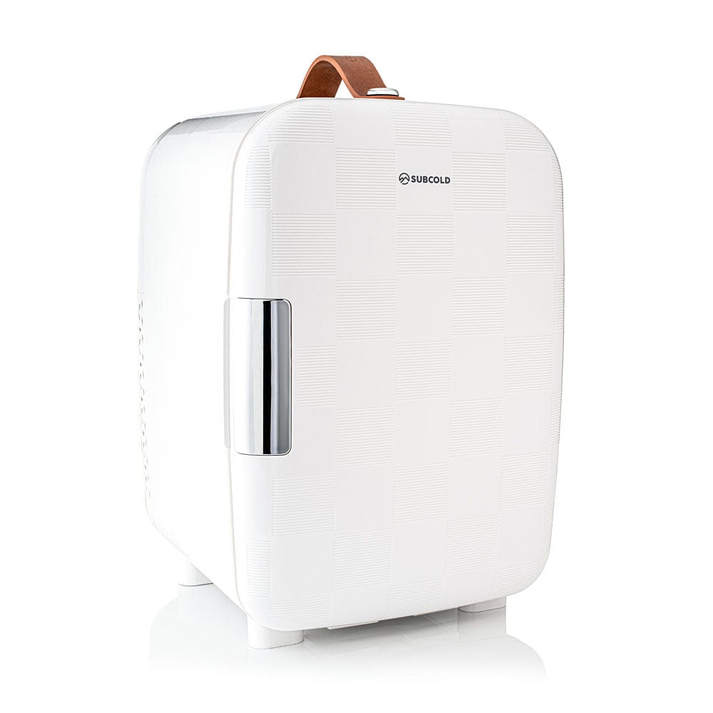 Mini Fridge Chequered White Subcold Pro 10L Mini Fridge