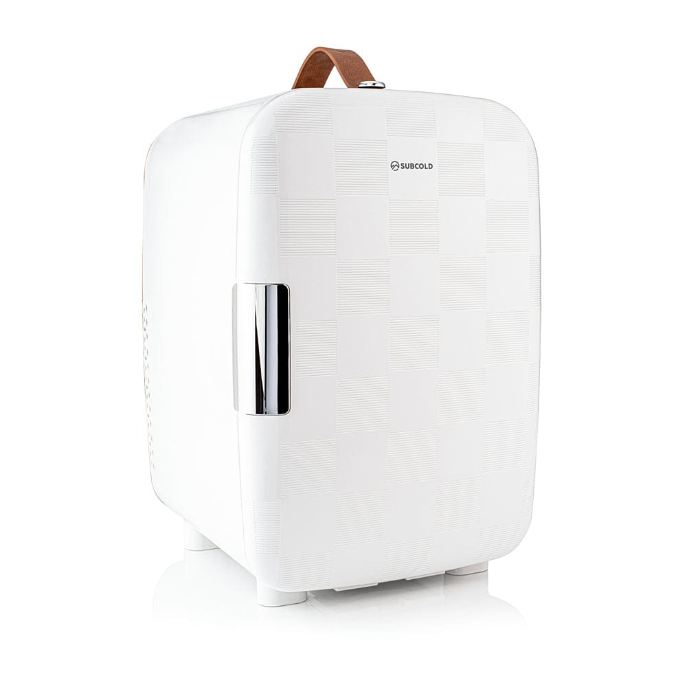 Mini Fridge Chequered White Subcold Pro 15L Mini Fridge