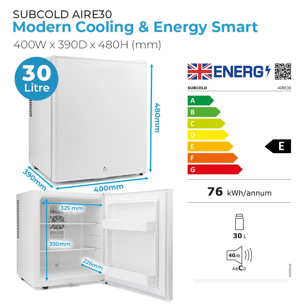 Mini Fridge Subcold Aire30 LED Mini Fridge