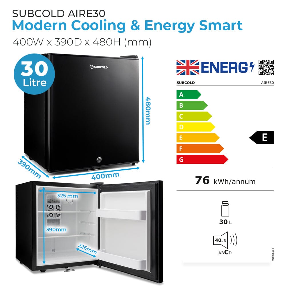 Mini Fridge Subcold Aire30 LED Mini Fridge