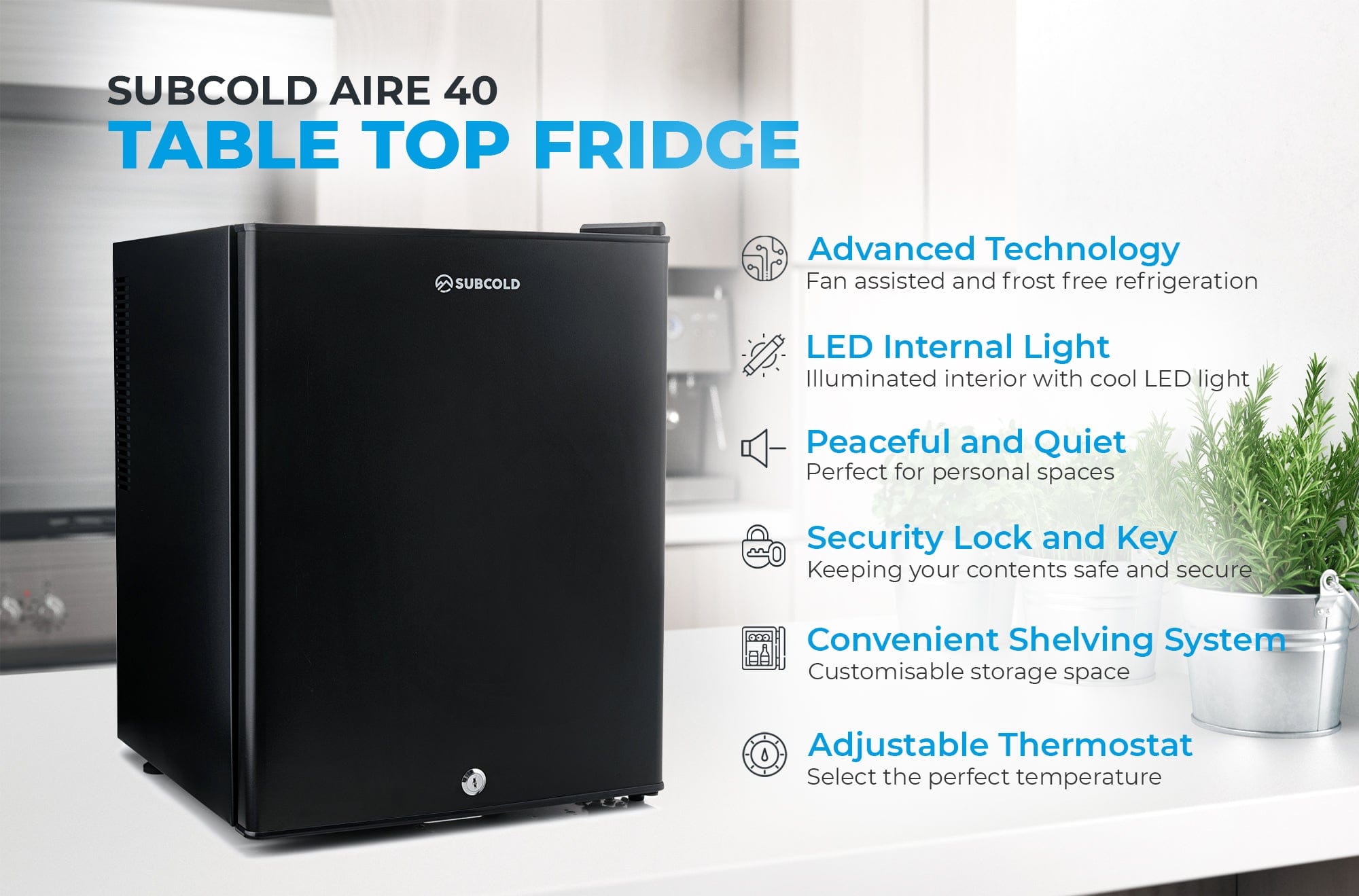 Mini Fridge Subcold Aire40 LED Mini Fridge