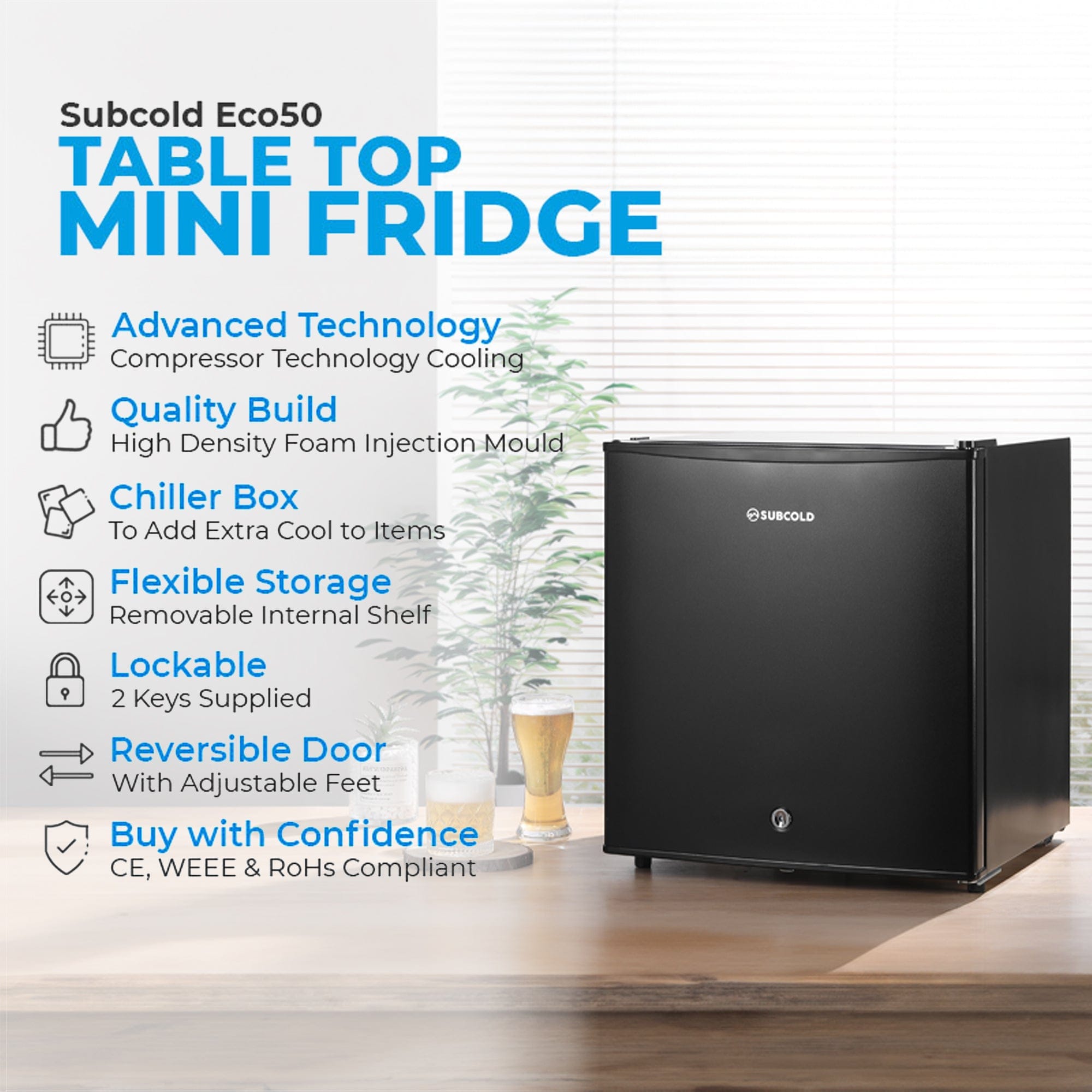 Mini Fridge Subcold Eco50 Mini Fridge