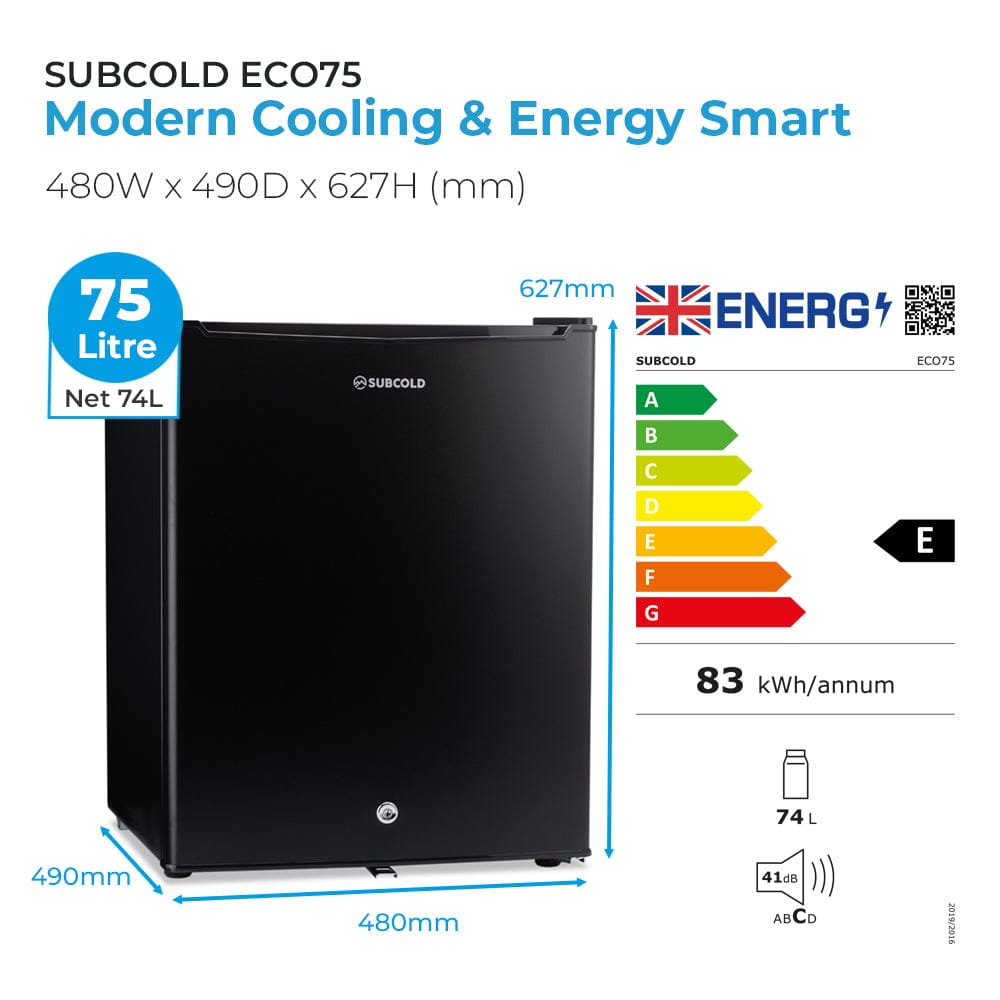 Mini Fridge Subcold Eco75 Table Top Fridge