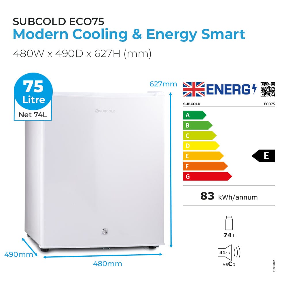 Mini Fridge Subcold Eco75 Table Top Fridge