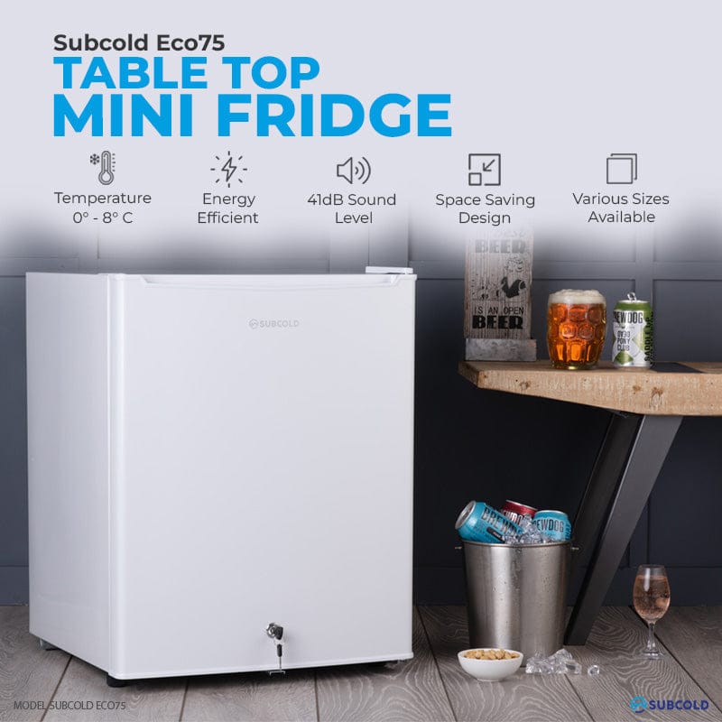 Mini Fridge Subcold Eco75 Table Top Fridge