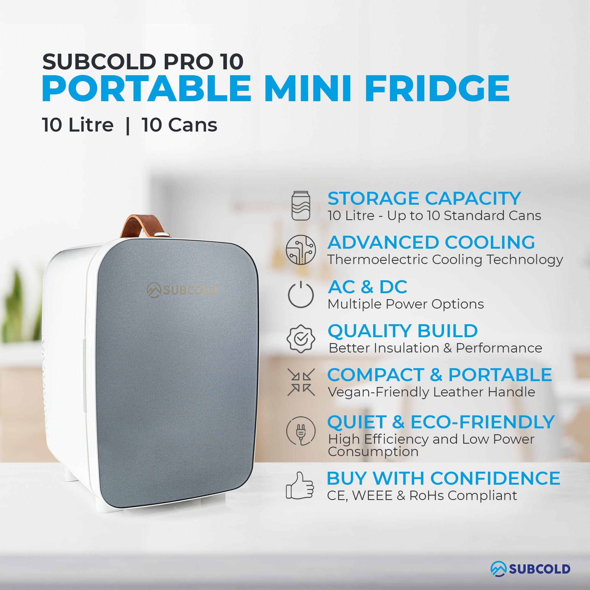 Mini Fridge Subcold Pro 10L Mini Fridge