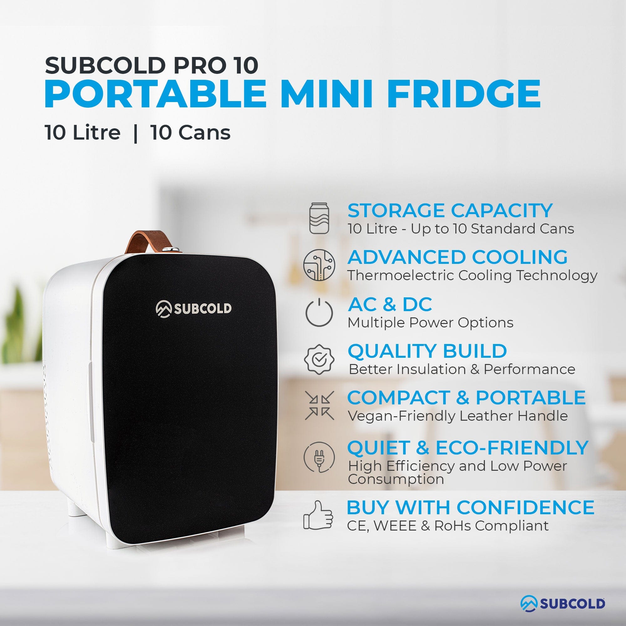 Mini Fridge Subcold Pro 10L Mini Fridge