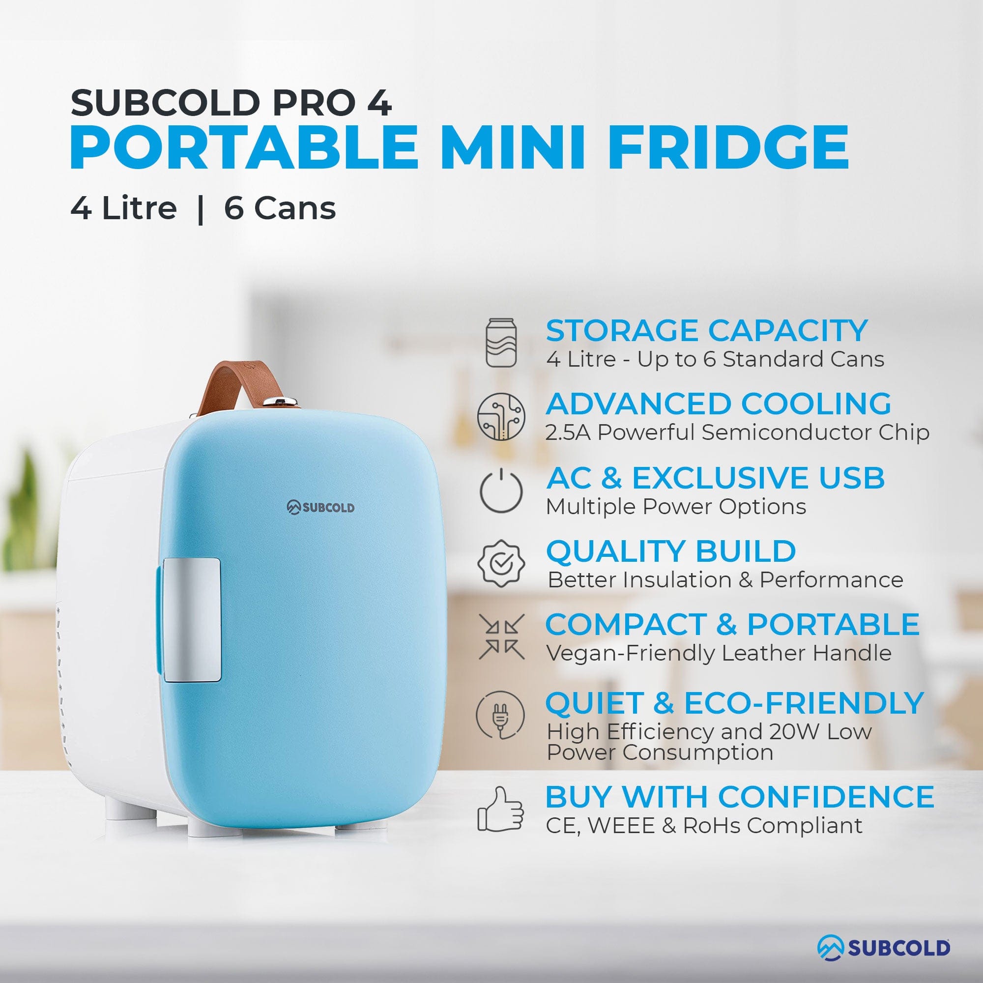 Mini Fridge Subcold Pro 4L Mini Fridge