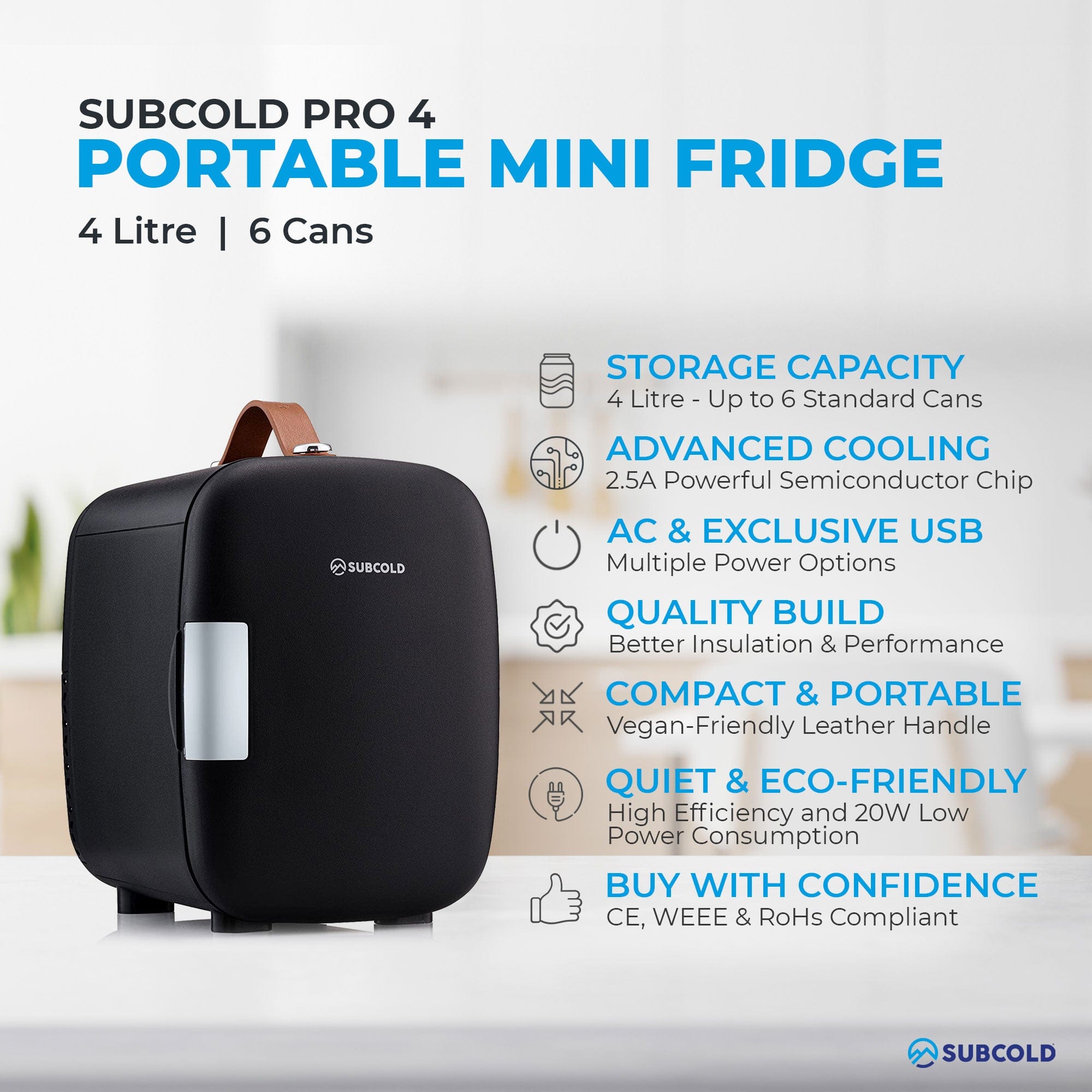 Mini Fridge Subcold Pro 4L Mini Fridge