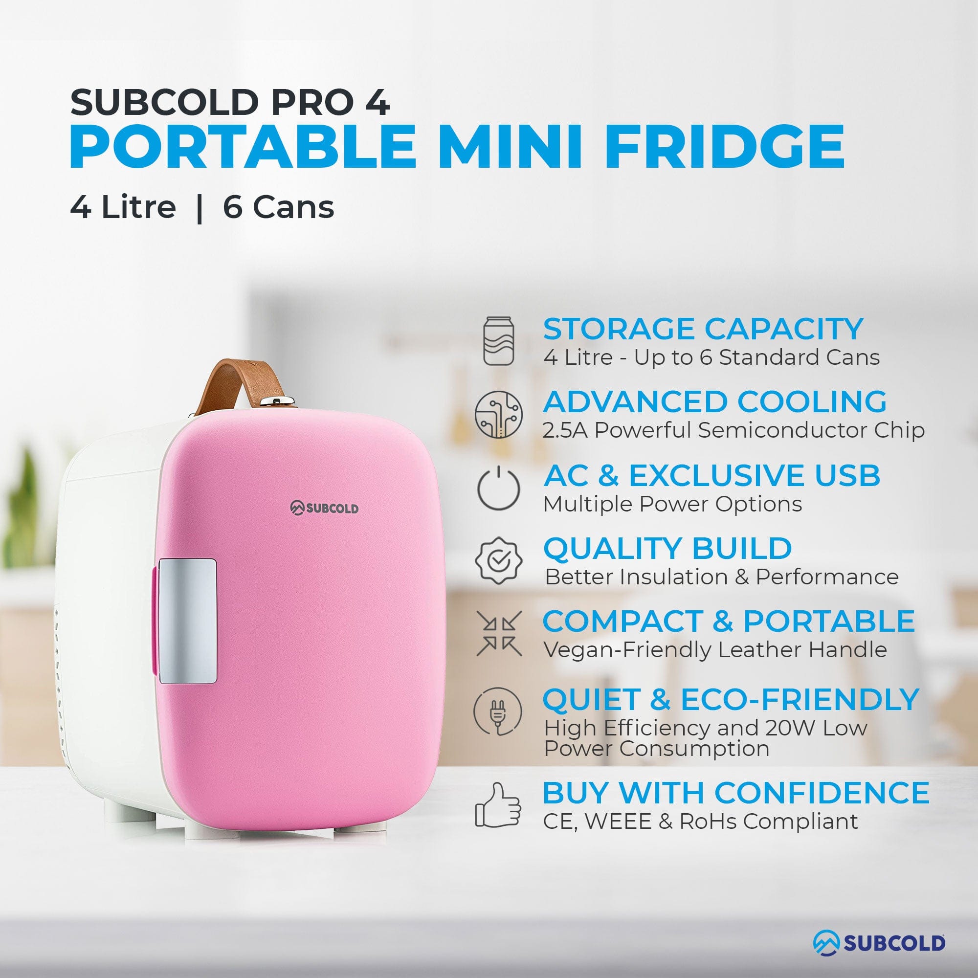 Mini Fridge Subcold Pro 4L Mini Fridge