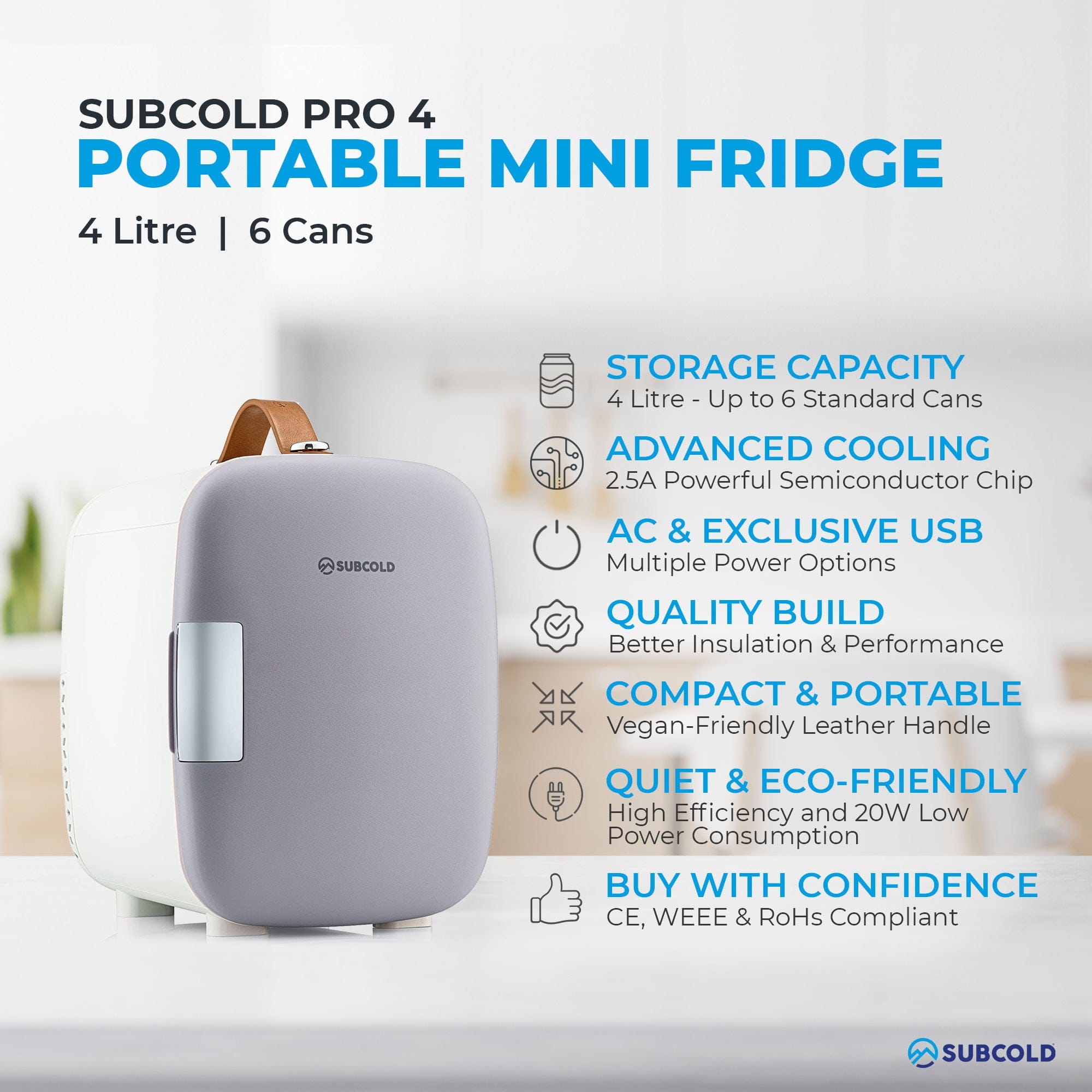 Mini Fridge Subcold Pro 4L Mini Fridge