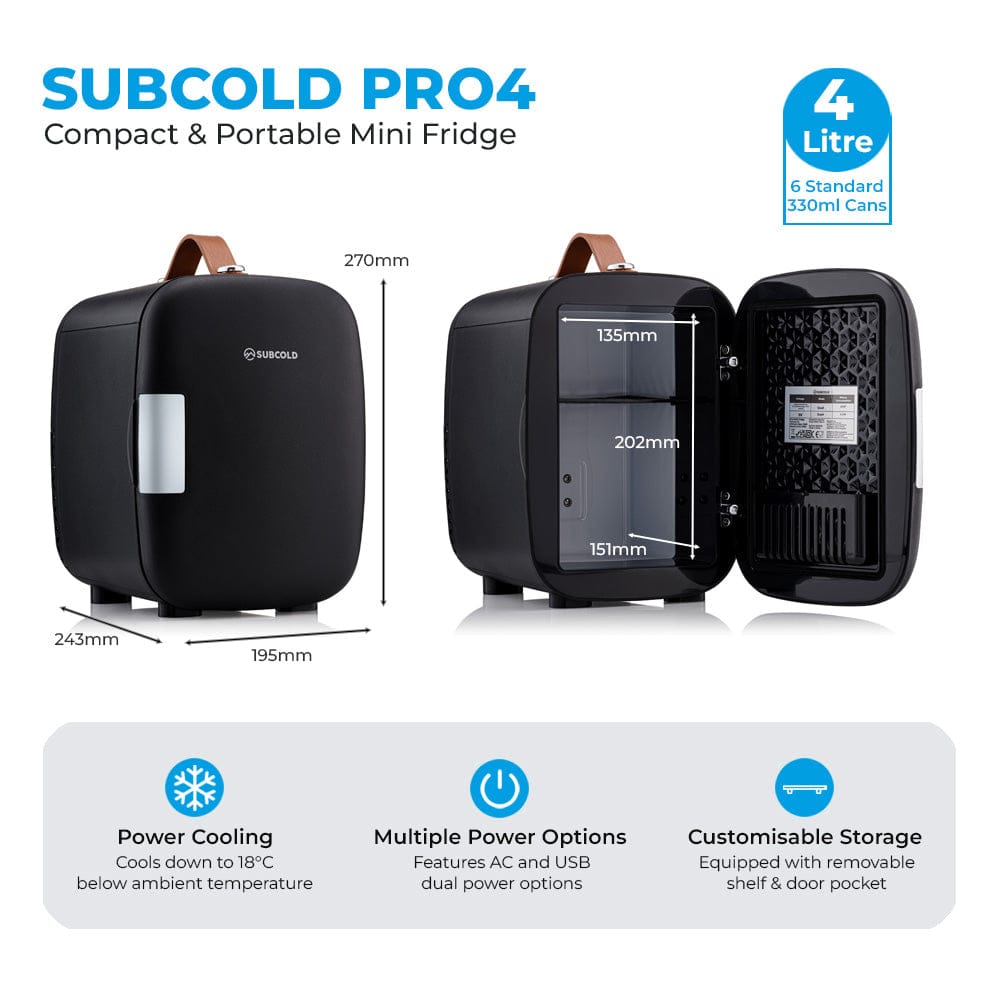 Mini Fridge Subcold Pro 4L Mini Fridge