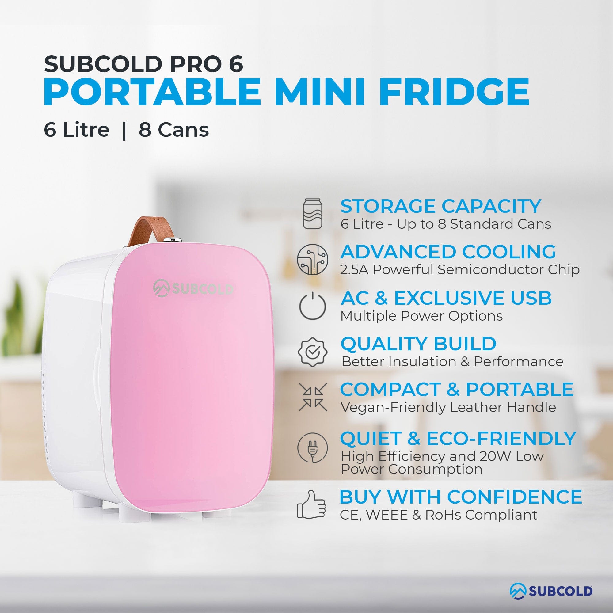 Mini Fridge Subcold Pro 6L Mini Fridge