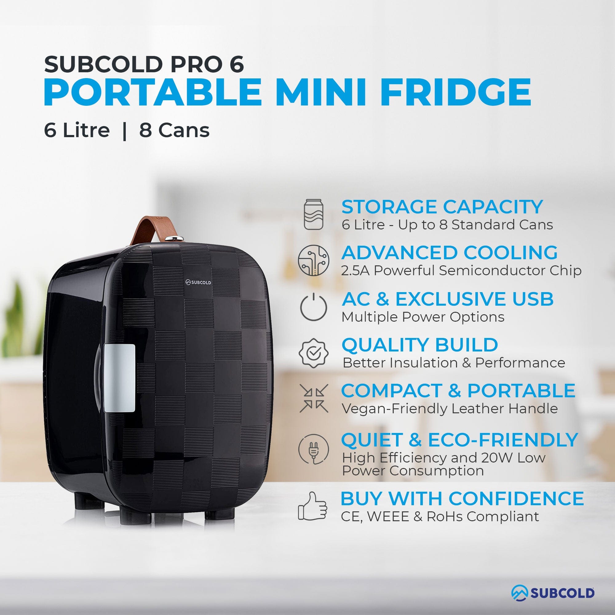 Mini Fridge Subcold Pro 6L Mini Fridge