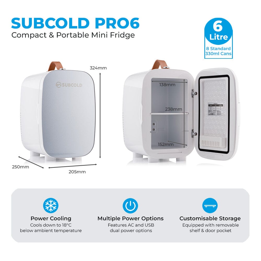 Mini Fridge Subcold Pro 6L Mini Fridge