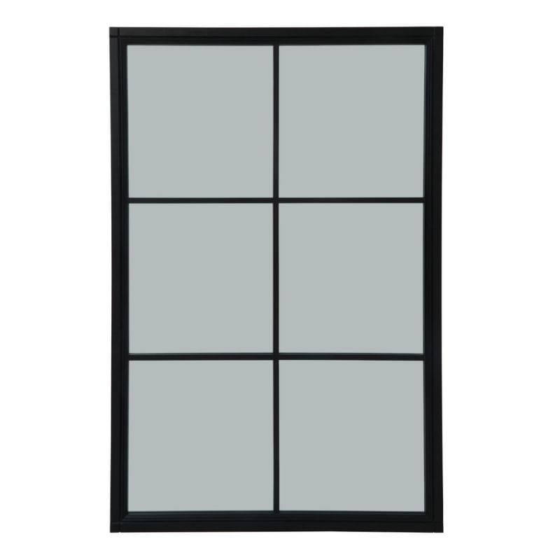 Mirror Black Wood XL Window Mirror
