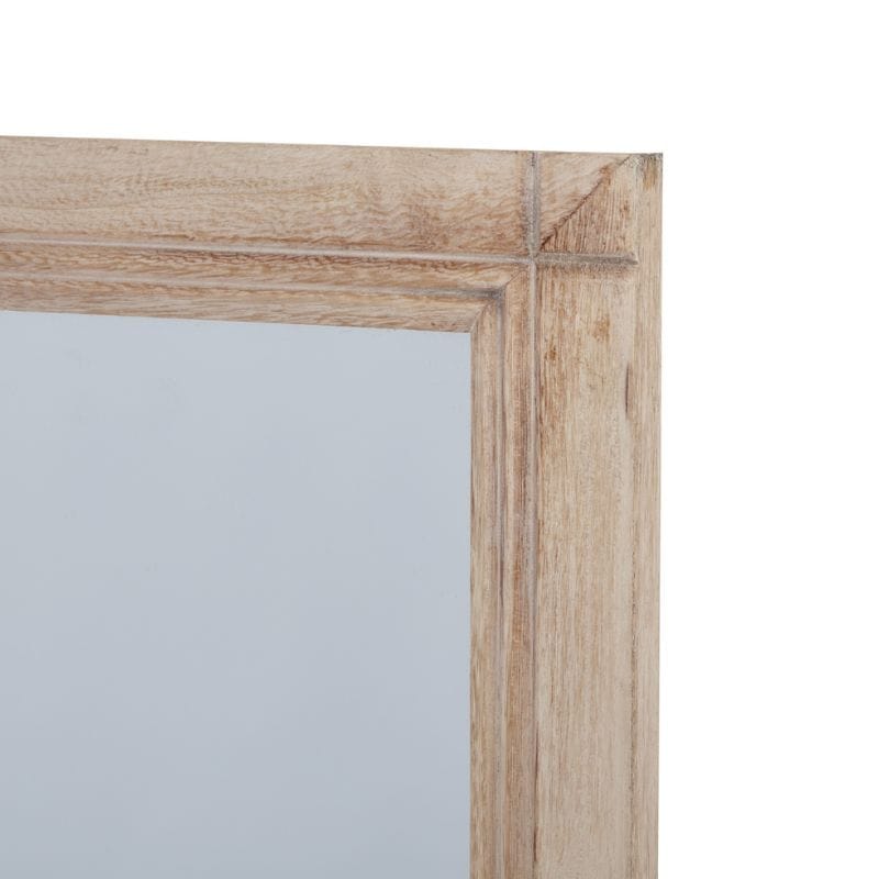 Mirror Washed Wood Large Window Mirror