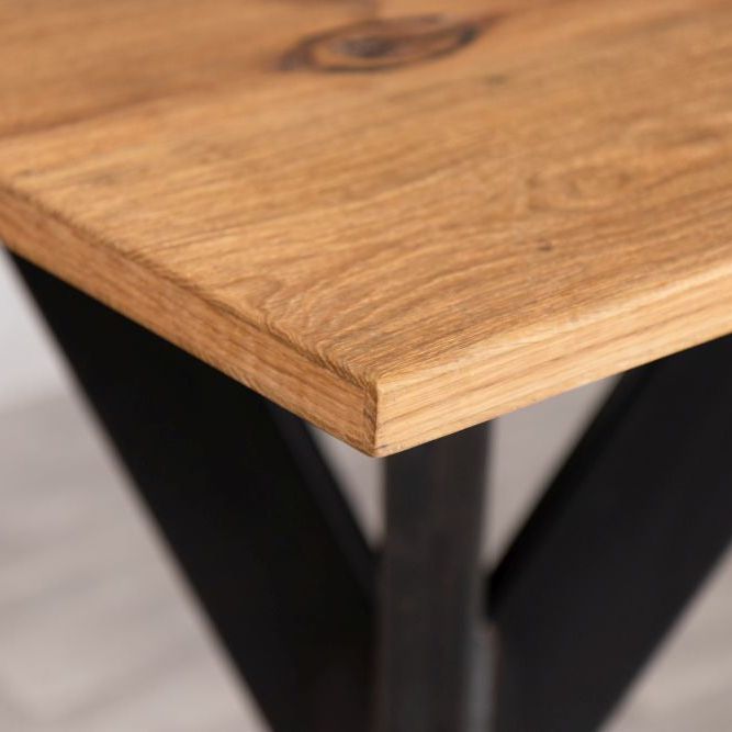 Oak Top Poseur Table Range