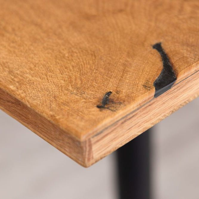 Oak Top Poseur Table Range