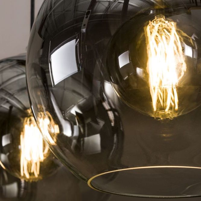 Orla Three Bubble Hanging Pendant Light